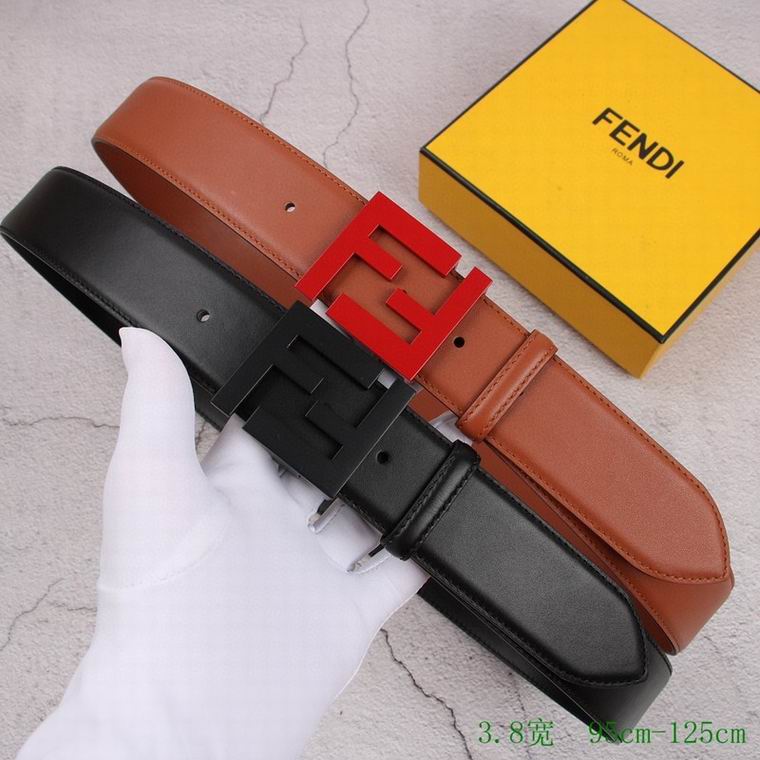 Fendi Belt 38mmX95-125cm 7D121
